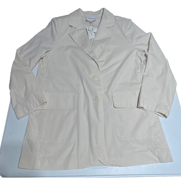 Banana Republic Suit Jacket Blazer Office Career Cream Off White NWT $140.00 New - Picture 9 of 9